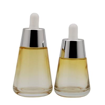 China 30ml 50ml Beard Essential Oil Glass Cosmetic Bottle for sale