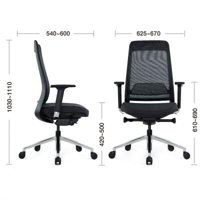 China (Size) Ergonomic Mesh Executive Chair Office Adjustable Back Mid Sale for sale