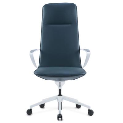 China Executive Office Chairs Adjustable Leather Tall Office Chair Smart Chair (Height) For Office for sale