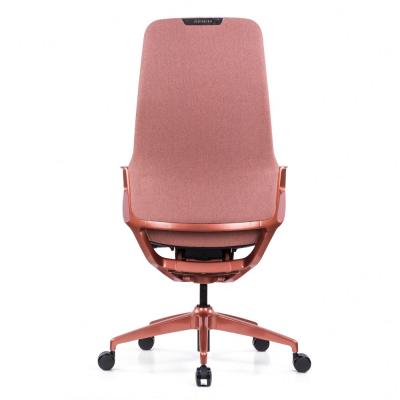 China Ergonomic Leather Office Chairs (Height) Adjustable Stylish Office Chair For Adult Kursi Kantor for sale