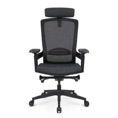 China (Size) 2022 adjustable tall and ergonomic desk big chair computer desk black office chair for sale