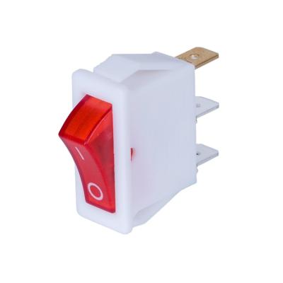 China Electrical equipment illuminated mini rocker switch 2 pin on-on/on-off-on waterproof rocker switch 2 pin on-off for sale