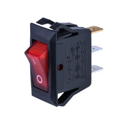 China Electrical Equipment Factory Price Two To Three Position Stalls On Off Rocker Switch With Led Lamp for sale