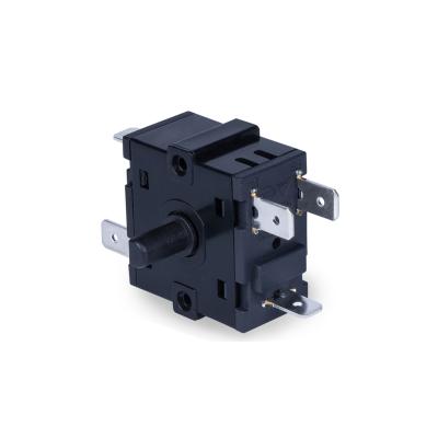 China Electric Single Pole 2,3,4 Gear Fan Select Rotary Switch,Manufacturer China for sale