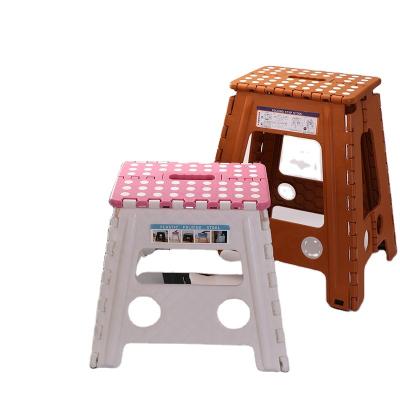 China Best Price Foldable Single Handle Carry Sturdy Plastic Folding Stool For Kids for sale