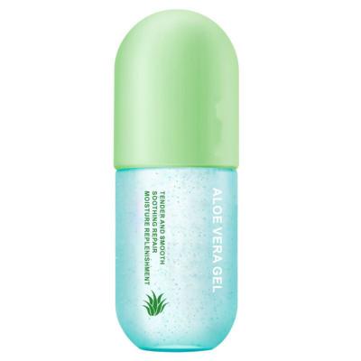 China 100% Pure Natural Organic Moisturizing Skin Care Capsule Nourishing Calming Aloe Vera Gel For Face for sale