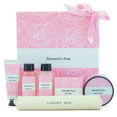 China Moisturize High Quality Customized Private Label Body Care Basket Bath Spa Gift Set for sale