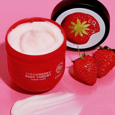 China Private Label Natural Organic Skin Care Body Yogurt Cream Brightening Creamy Skin Whitening Body Lotion for sale