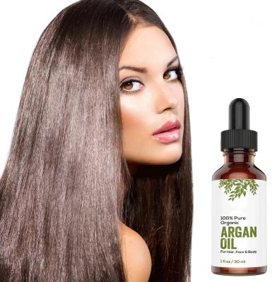 China Morocco Argan Hair Oil Hair Regrowth Serum Top Natural Vegan For Hair Care Treatment for sale