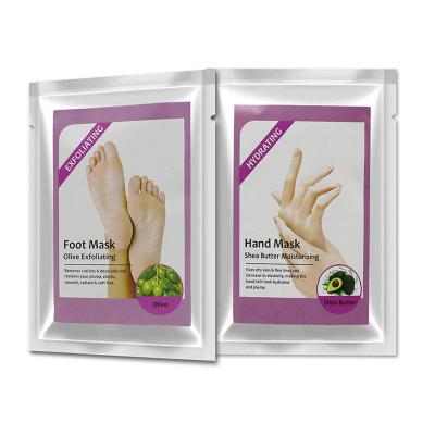 China Peeling Exfoliating Moisturizing Whitening Private Label Natural Hand Foot Peeling Nourishing Hand And Mask Feet for sale