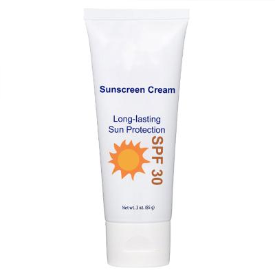 China OEM Long Lasting Nourishing Aloe Vera Sunblock Sweat and Water Resistant Tube Sunscreen Cream for Face for sale