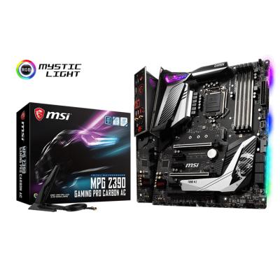 China MSI PRO GAMING CARBON AC 64GB DDR4 ATX Desktop MPG Z390 Motherboard with Intel i9 LGA1151 for sale