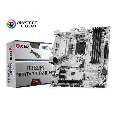 China MSI B360M TITANIUM MORTAR 64GB DDR4 LGA1151 M ATX Gaming Motherboard In Used for sale