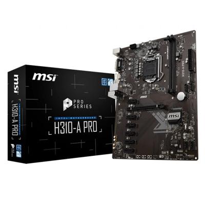 China PRO 32GB DDR4 LGA1151 SATAIII ATX MSI Intel H310 A Gaming Desktop Desktop Motherboard for sale