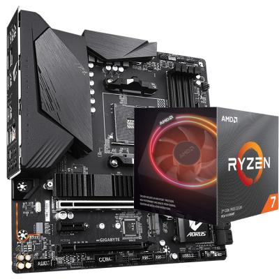 China Hot Selling Desktop PRO M-ATX GIGAOCTET B550M AORUS Combo Motherboard For Gaming Desktop With AMD AM4 Ryzen R5 7 9 3600 3600X 3700X CPU for sale