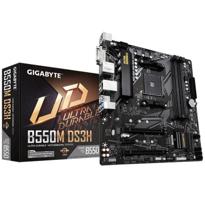 China New Arrival GIGAOCTET B550M DS3H Desktop Motherboard Supports 3rd GEN AMD Ryzen CPU for AM4 Socket DDR4 128GB Memory for sale