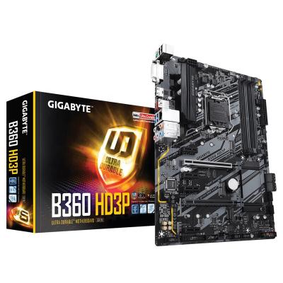 China GIGAOCTET Intel B360 HD3P Motherboard DDR4 LGA1151 Desktop Gaming Desktop Motherboard In Used for sale