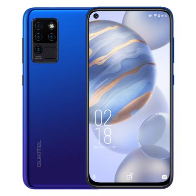 China Dual SIM Card China Low Price OUKITEL C21 6.4inch HD+ Dual Display MTK6771V Quad Core 4GB+64GB Quad Cameras 4000 MAH Mobile Phone for sale