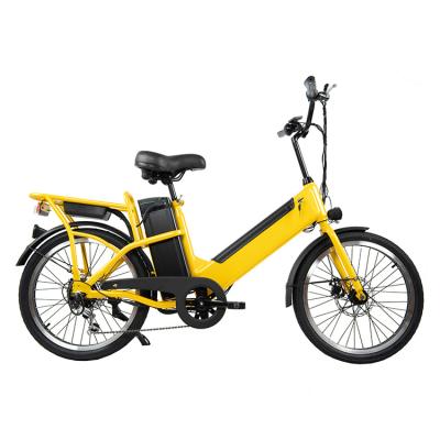 China Good Selling Green Power Steel City Electric Bike With LCD Display For Adult for sale