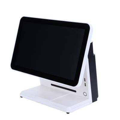 China 2021 PC+ABS New Arrival 15Inch Touch POS Card Reader Retail POS System With MSR For Retail / Hotel / Bar All In One for sale