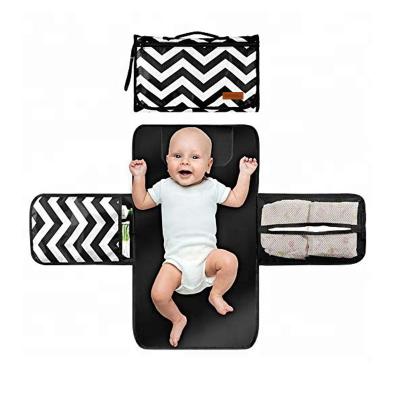 China New Design Baby Changing Mat Custom Portable Travel Changing Mat Folding Portable Diaper Waterproof Diaper Bag for sale