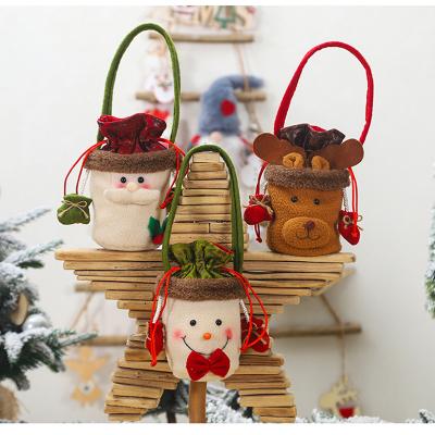 China Hot Sale Xmas Gift Bag Christmas Decoration Christamas Ornament Wholesale Suppliers Christmas Candy Bags For Kids for sale