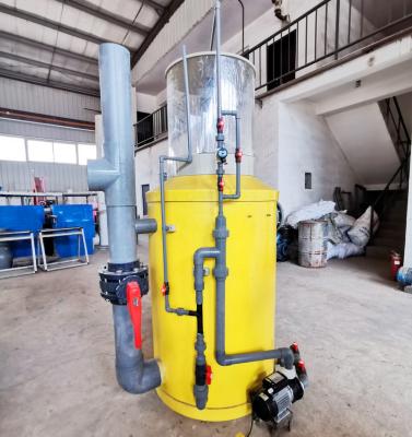 China FRP fish farm protein skimmer/foam fractionator/indoor foam separator 20tons per hour for sale