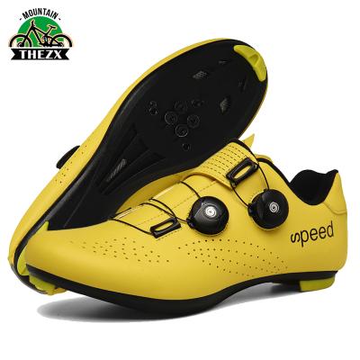 China Rubber Cycling Shoes Mtb SPD Cleat Shoes Mountain Bike Mens Sneaker Speed ​​Road Cycling Shoes Racing Women Pedal Bicycle Flat Shoe for sale