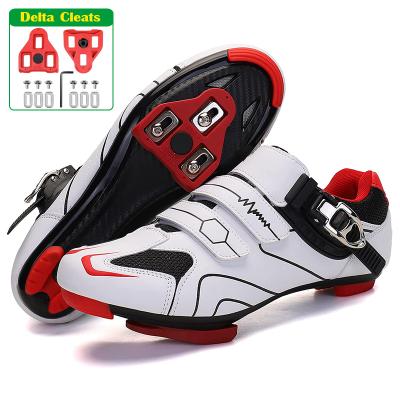 China Rubber Mens Cycling Shoes MTB Shoes SPD Cleat Shoe Mountain Bike Womens Cycling Shoes Flat Road Bike Speed ​​Sneakers Cycling Shoes for sale