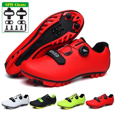 China Rubber Flat Cycling Shoes MTB Cleats Cycling Shoes Mens Mountain Bike SPD Sapatilha Ciclismo Sneaker Women Road Speed ​​Cycling Sneaker for sale