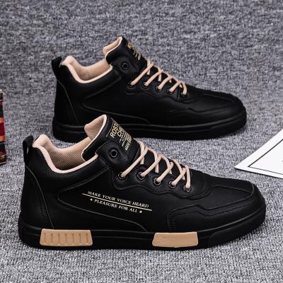 China Fashion trend men's non-slip leather casual shoes shoes light formal wear men's shoes tend outdoor walking shoes for sale