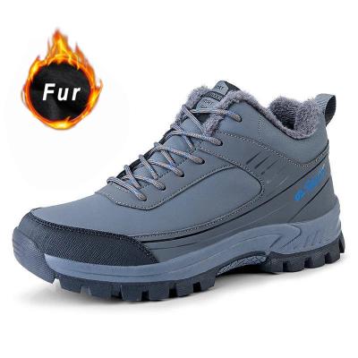 China Fashion trend winter men's boots lovers increasing shoes plus velvet shoes outdoor sports all-match non-slip men shoes rising men's casual shoes for sale