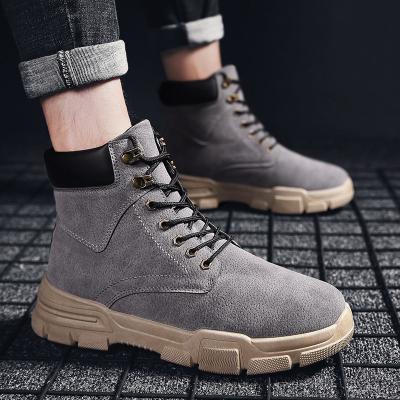 China Fashion trend men's winter warm boots male ankle boots for men's fur men's boots men's boots 2019 new snow boots for sale