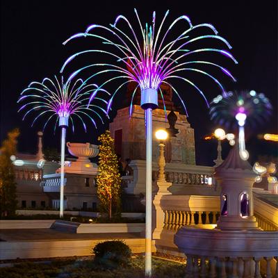 China LANDSCAPE RGB Led Fireworks Tree Lights Outdoor Full Color Holiday Decoration Waterproof Christmas Lamp for sale