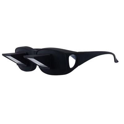 China Lightweight Wholesale Creative High Definition Large Size Lazy Glasses Bend 90 Degree Periscope Liar Glasses for sale