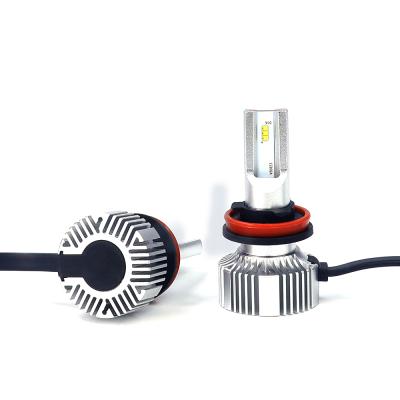 China Aurora High Lumen 11000lm 32w Auto Headlight 12V 24V One Piece 1+1 Design Car LED Headlight Bulb for sale