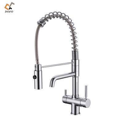 China Sense Faucets Health Water Filter Kitchen Faucet 3 Way Faucet for sale