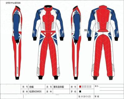 China Fia Standard Racing Suit/Fia Race Suit Anti-UV for sale