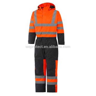 China Excellent Performance Full Cover Hi Viz Winter Safety Gear One Piece Jump Suit With ISO9001 Certificates for sale