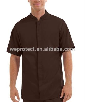 China Tumics Many Color Choice Male Workers Spa Uniform With Long Service Life for sale