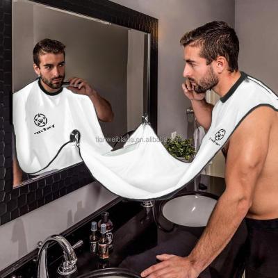 China Hair Catcher Waterproofing Nylon Shaving Bib By The Prophet And Tools Convenient And Pro Facial Hair Grooming Saving Apron For Men for sale