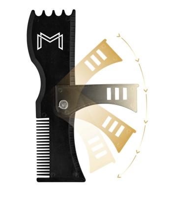 China New Design Home Beard Grooming Rotary Styling And Training Comb - Shaving Gauge Tool For Men for sale