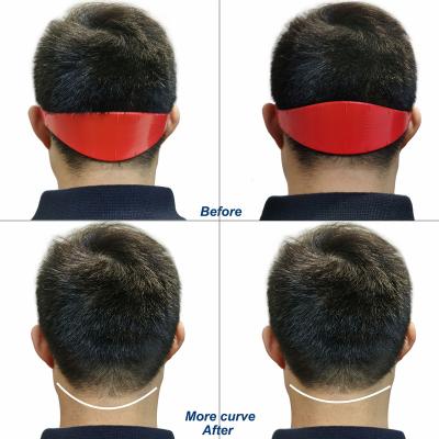 China For Home Use Neckline Shaving Template And Hair Trimming Guide, Curved Durable Silicone Haircut Tape For DIY Home Haircuts Fade for sale