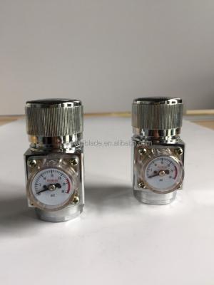 China Aluminum High Quality Mini CO2 Home Brew Regulator / Mini High Pressure Gas Beer Regulator for sale