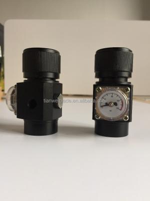 China High quality aluminum! Security ! mini high flow CO2 regulator, 0-160psi regulator for home brew beer paintball gun for sale