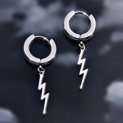 China 2021 new CLASSIC titanium steel men's earrings personality hip-hop unisex jewelry for sale