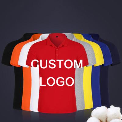 China Custom Made High Quality Mens Polo Golf Shirt 100% Cotton Sports Polo Anti-Shrink for sale