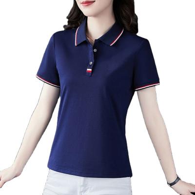 China Hot Sale New Custom Women's Polo Shirts Breathable Polo Shirts For Sale for sale