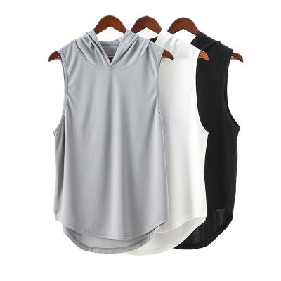 China Factory direct sales QUICK DRY men's tank tops sleeveless men's quick-drying training hoodie for sale