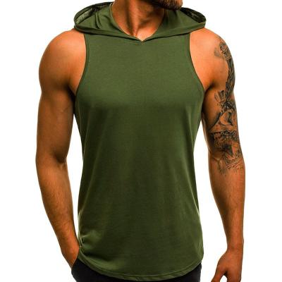 China 2022 new style men's hoodie tank top custom logo printing casual breathable tops wholesale for sale